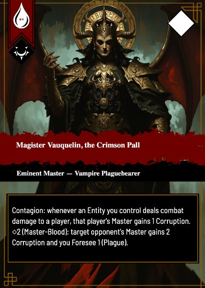 Magister Vauquelin, the Crimson Pall